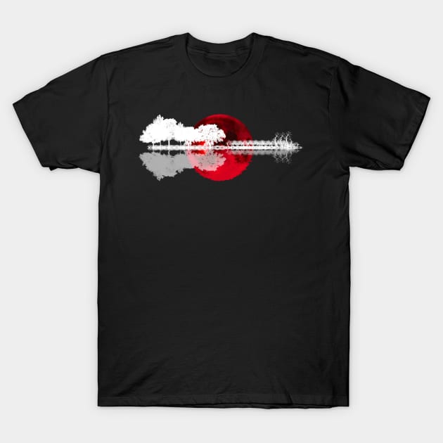 nature guitar 8 T-Shirt by medo art 1